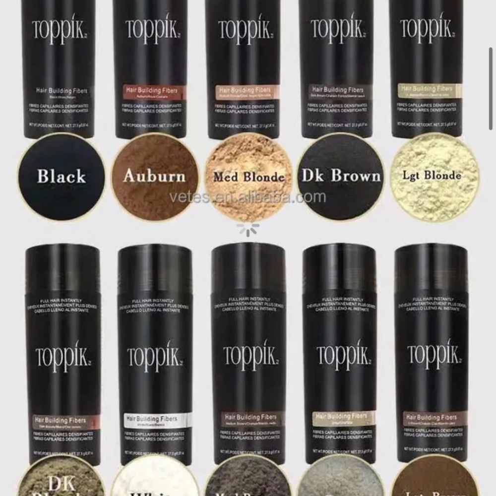 Toppik keratin hair fibers 27.5g available in all colors price drop